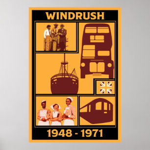Generation Windrush British History Poster