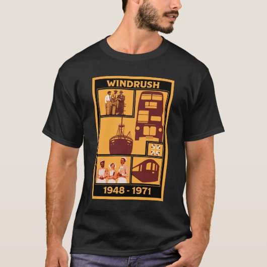 Generation Windrush British History T-shirt (Voorkant)