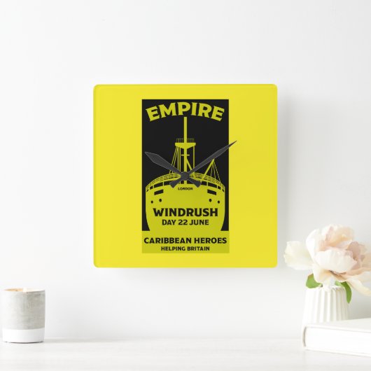 Generation Windrush Vierkante Klok (Huis)