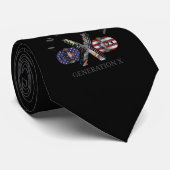 Generation X American Skateboard (1973) Stropdas (Opgerold)
