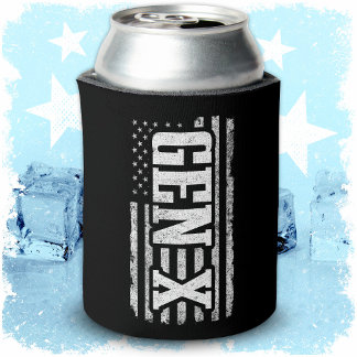 Generation X Amerikaanse vlag Proud Gen X Blikjeskoeler