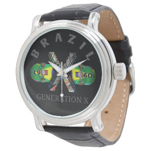 Generation X Brazililian Skateboard uit de jaren ' Horloge