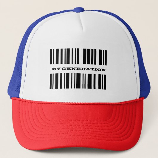 Génération X Code barre Casquette (Devant)