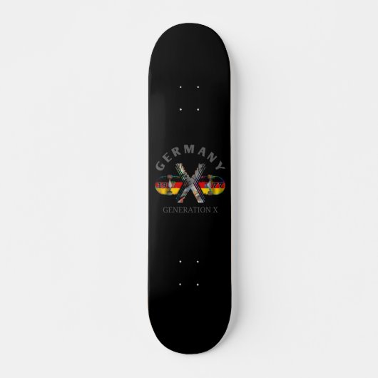 Generation X Germany Skateboard 1977 (Voorkant)