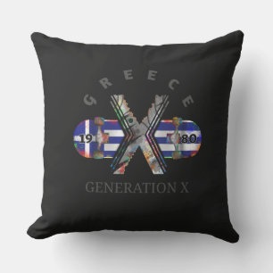 Generation X Greece Skateboard 1980 Buitenkussen