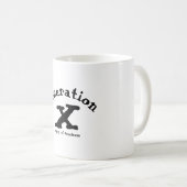 Génération X Mug (Devant droit)