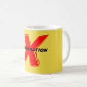 GÉNÉRATION X Mug (Devant droit)