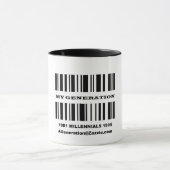 Génération Y BAR CODE Mug (Centre)