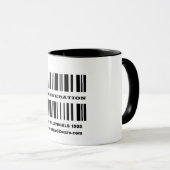 Génération Y BAR CODE Mug (Devant droit)