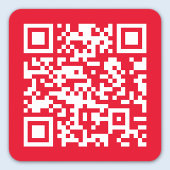GENEREER SNEL QR-code met elke website Vierkante Sticker