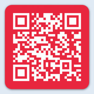 GENEREER SNEL QR-code met elke website Vierkante Sticker