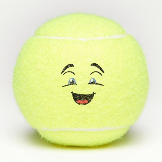 Generic Branded Happy Face Tennisballen (Voorkant)