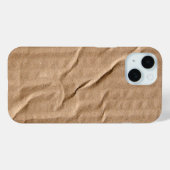 Generiek bruin karton Case-Mate iPhone case (Achterkant (horizontaal))