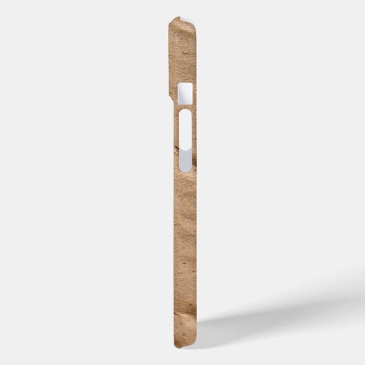 Generiek bruin karton Case-Mate iPhone case (Achterkant / Links)