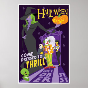 Generiek Halloween party poster