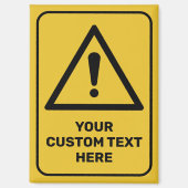 generiek waarschuwingsdriehoekssignaal magneet (Voorkant)