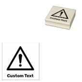 generiek waarschuwingsdriehoekssignaal 	rubberstempel (Gestempeld)