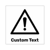 generiek waarschuwingsdriehoekssignaal 	rubberstempel (Afrduk)