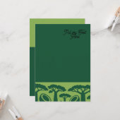 Generieke baobab kokosnoot kaart (Voorkant / Achterkant in situ)