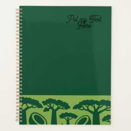 Generieke baobab kokosnoot planner