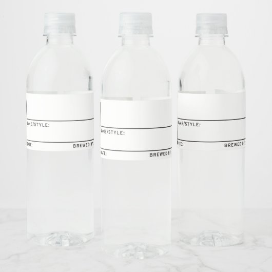 Generieke Blank Homebrew Bier Labels Waterfles Etiket (Flessen)