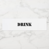 Generieke geneesmiddelen voor menselijk gebruik vo waterfles etiket (Enkel label)