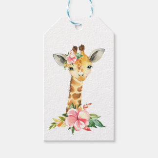 Generieke Giraffe Cadeaulabel