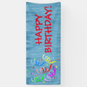 Generieke Happy Birthday-banner Spandoek (Verticaal)