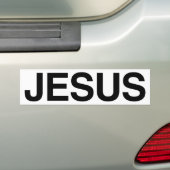 Generieke Jezus Bumpersticker (Op auto)