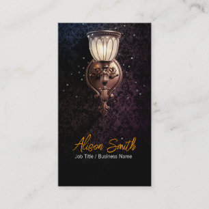 Generieke lamp met vuurvliegjes visitekaartje