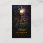Generieke lamp met vuurvliegjes visitekaartje (Achterkant)