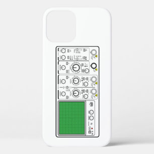 Generieke Oscilloscoopdiagram voor voorpaneel iPhone 12 Hoesje