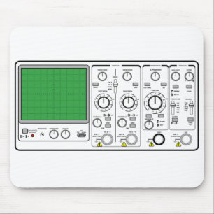 Generieke Oscilloscope-spanningstest voorpaneel Muismat