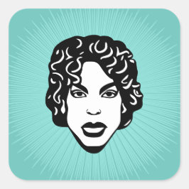 Generieke Person Square Sticker