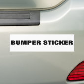 Generieke Productadvertentie Bumpersticker (Op auto)