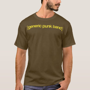 Generieke Punk band T-shirt