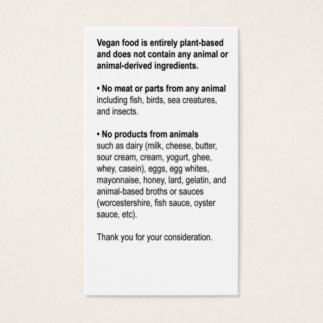 Generieke Restaurant Kaart (Voorkant)