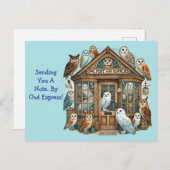 Generieke Uil Express  Briefkaart (Voorkant / Achterkant)