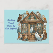 Generieke Uil Express Briefkaart (Voorkant)
