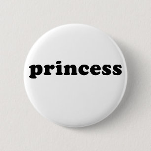 Generisch PRINCESS T-shirts Ronde Button 5,7 Cm