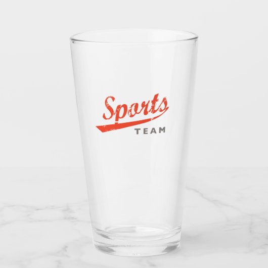 Generisch Sportteam Glas (Voorkant)