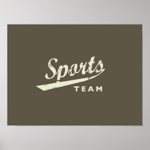 Generisch Sportteam Poster