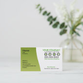 Generisch Visitekaartje van Landscaper (Staand voorkant)