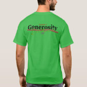 Générosité ( 2 Actes 9:7) Tshirt Homme (Dos)