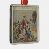 Generositeit van de stad Parijs en Frankrijk Metalen Ornament (Rechts)