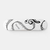 Generous G Clef Personal Skateboard (Horizontaal)