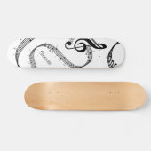 Generous G Clef Personal Skateboard (Horizontaal)