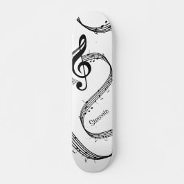 Generous G Clef Personal Skateboard