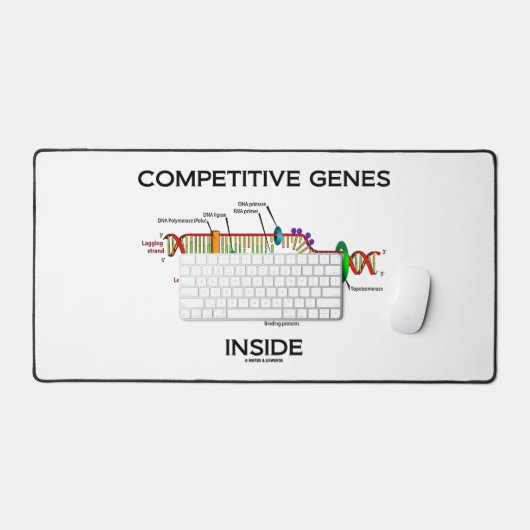 Gènes compétitifs dans l'Humour de réplication de (Clavier et souris)