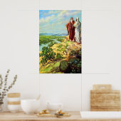 Genèse 13 Abram et Lot Séparé poster (Cuisine)